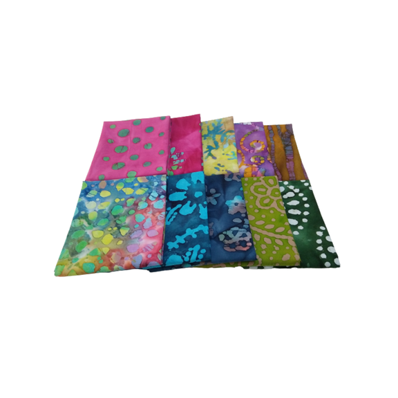 Batik Fat Quarter bundle 10 pcs