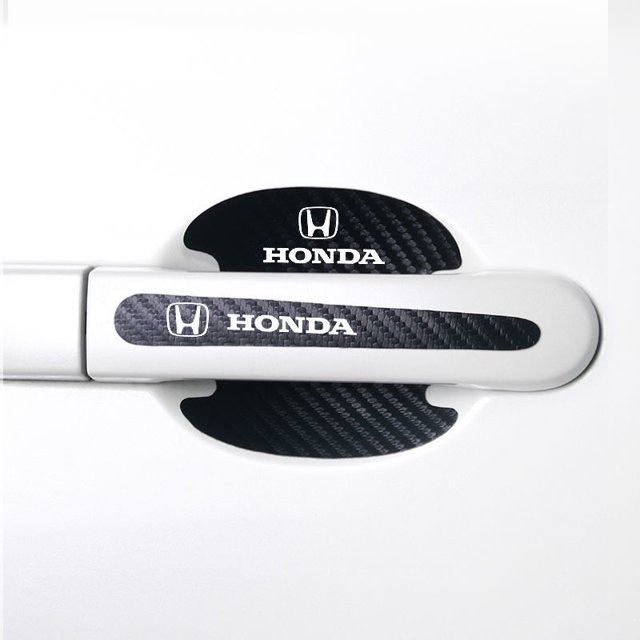 8pcs Coche Puerta Tazón Mango Pegatina Protección Antiarañazos