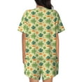 thumbnail image 3 of Naloa Sea Turtle Women's Short-Sleeved Pajama Set, Loungewear, Summer pajamas, Breathable Cozy - Medium, 3 of 9