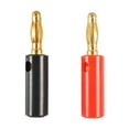 thumbnail image 1 of Baohd Banana Plugs Black-Red Bananas Clips as Speaker Wire Connector Audio Wires Cable Connecting Accessory Tools for Automobiles, 1 of 8