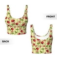 thumbnail image 3 of Sikiie Cherries and Ladybirds Print Strappy Sports Bra for Women Padded Push Up Sports Bra Athletic Running Sports Bra Workout Bra Yoga Bra, 3 of 5