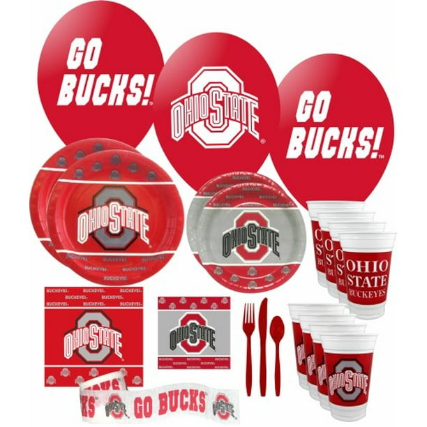 Ohio State Buckeyes Party Supplies Pack 3