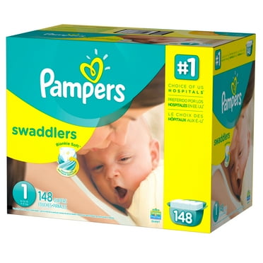 Pampers Swaddlers Newborn Diapers Size 1 148 count
