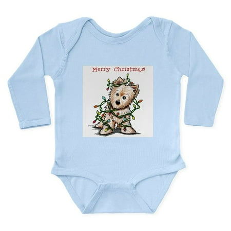 

CafePress - Christmas Kiniart Norw Long Sleeve Infant Bodysuit - Long Sleeve Cotton Baby Bodysuit