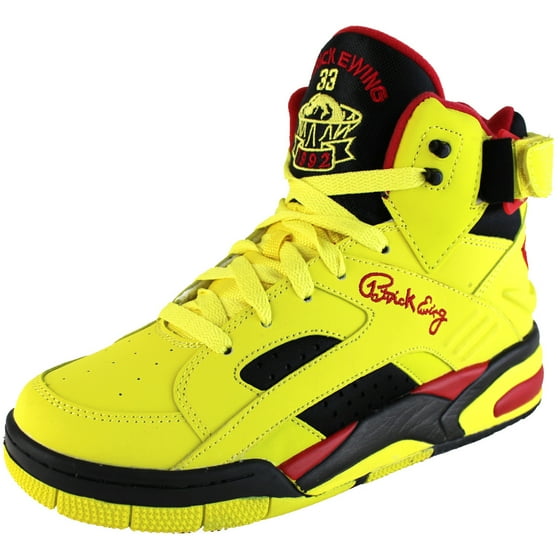 PATRICK EWING - PATRICK EWING ATHLETICS ECLIPSE YELLOW RED BLACK 1EW90236-704 - Walmart.com