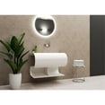 thumbnail image 3 of Soprano 36" Wall Mounted Stone S-Shaped Bathroom Sink in White, 3 of 10