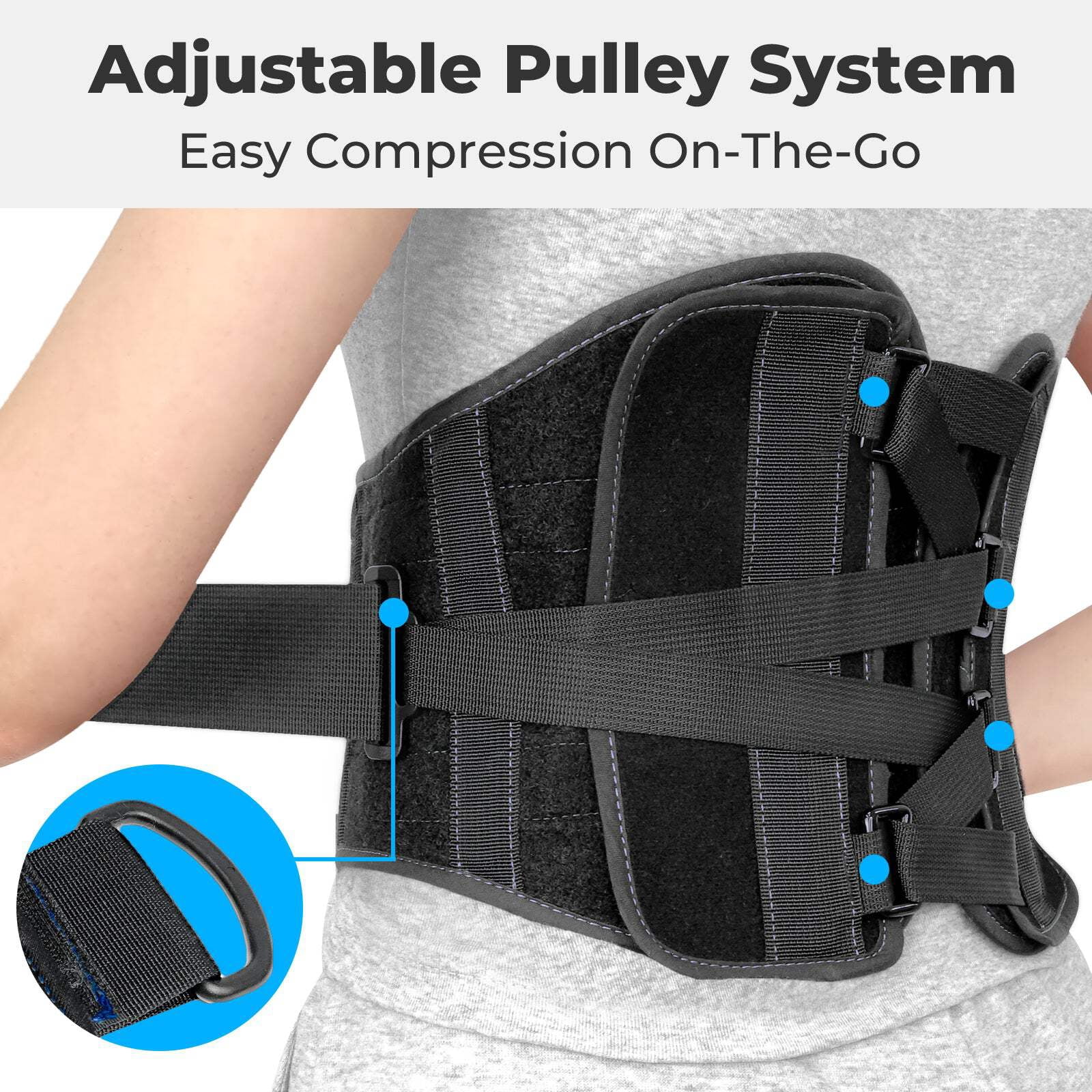 ZOYER Recovery Back Brace w/ Lumbar Support