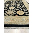 thumbnail image 4 of EORC Black Hand Knotted Wool Traditional Agra Rug, 5'6 X 8'3, 4 of 4