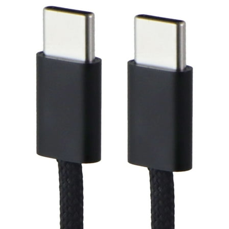 Open Box Apple USB-C to USB-C 3.3 Foot Charge Sync Cable (A2795) - Black