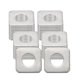 thumbnail image 1 of Uxcell 40 Pcs Arandela Plana Cuadrada, 6MM ID x 14MM OD x 1MM de Grosor, Espaciador de Goma de Acero Inoxidable 304 para Tornillos, Talleres de Reparación de Baños, Construcción, Plateado, 1 of 6