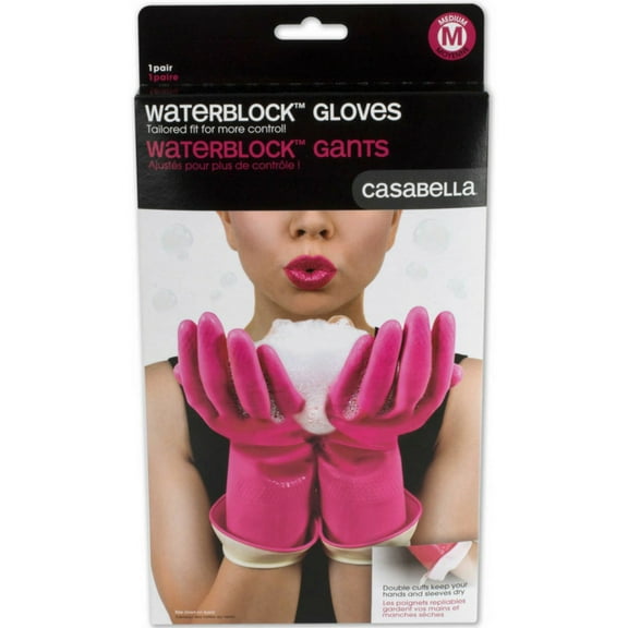 Casabella Waterblock Gloves Medium 1 Pair