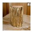 thumbnail image 4 of Benjara Kiny 20 Inch Accent Stool Table, Tree Trunk Design, Magnesium, Gold Finish, 4 of 6