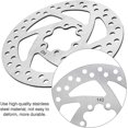 thumbnail image 2 of Jinyi Electric Scooter Disc Brake Ycle Brake Disc Bra Bra Performance Electric Scooter S Less Steel Brake Disc(1pc, Silver), 2 of 5