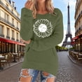 thumbnail image 2 of Bovemsi Womens Sweaters Casual Solid Long Sleeve Jumper Blouse Fall Sweaters, 2 of 5
