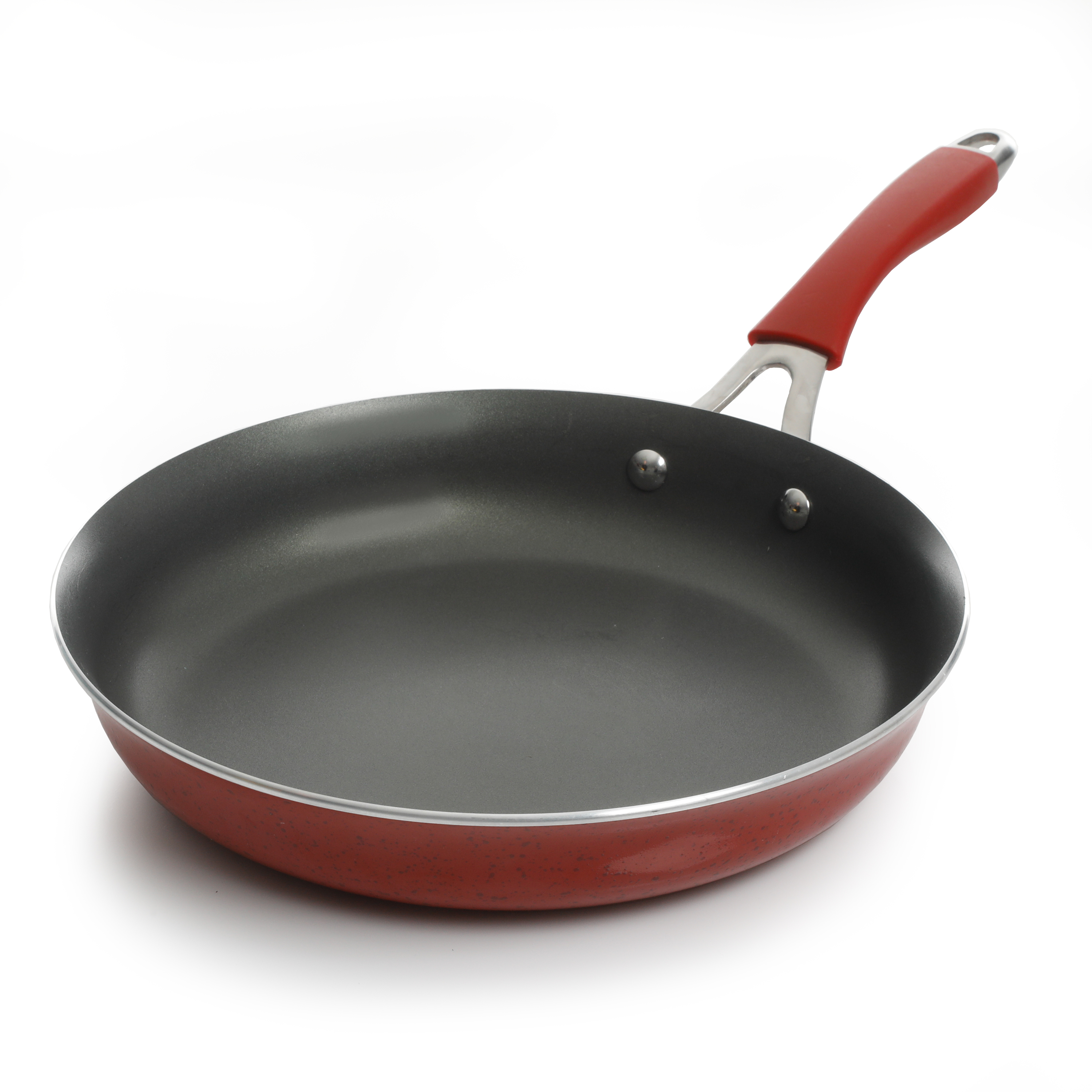 The Pioneer Woman Frontier Speckle Red 11-Inch & 9-Inch Non-Stick Fry Pan, 2 Piece - image 4 of 6