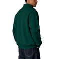 thumbnail image 6 of Stand Collar Quarter Zip Sweatshirt for Men Classic Fleece Pullover Solid Color Long Sleeve Top Casual Athletic Clothing, 6 of 6