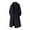 #0089-Black, variant on Ounisa Womens Oversized Long Trench Coat Double Breasted Lapel Solid Color Windproof Overcoat with Belt