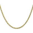 thumbnail image 2 of Solid 14K Yellow Gold 3.2mm Diamond-cut Rope with Lobster Lock Chain - 18", 2 of 8