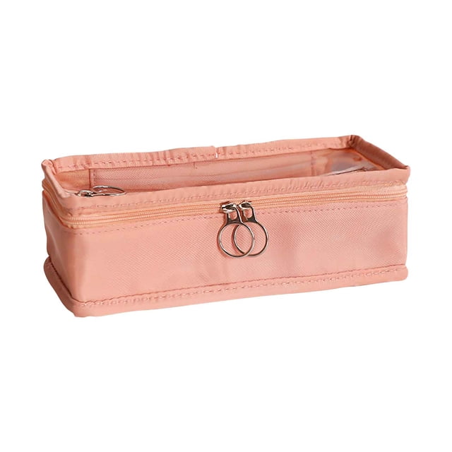 Kcavykas Clearance Sales Home Storage OrganiserTransparent Large Capacity Pencil Bag Student Stationery Pencil Box