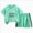 E35-Green, variant on 2pcs Baby Boy Easter Outfits Short Sleeve Cross Embroidery T-Shirt + Shorts Set Toddler Clothes 6-12 Months 12-24 Months 2t 3t 4t 5t 6t 7t Children(Red,18-24 Months)