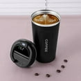 thumbnail image 7 of NEW 12oz Coffee Cup Smart Touch Temperature Display Insulated Mug Travel Car Vacuum Flasks Stainless Steel Thermos Cup with Lid 2024, 7 of 7