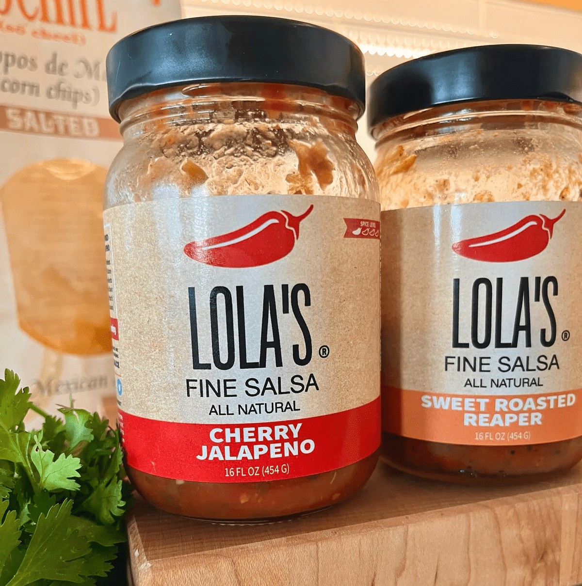 (3 pack) Lola's Fine Hot Sauce - Cherry Jalapeno Salsa | All-Natural, Gluten Free, Non-GMO, Plant-Based, Keto, Low Sodium | Created with the freshest Cherries and Jalapenos