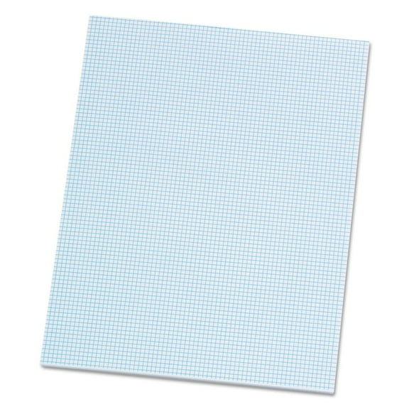 Ampad 22-005 8.5 in. x 11 in. 8 sq-in.Quadrille Pads - Quadrille, White (50 Sheets/Pad)