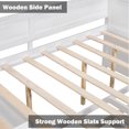 thumbnail image 6 of Bellemave Full Size Daybed with Storage Drawers and Shelves Space-saving Wooden Daybed Frame Full Storage Platform Bed Frame , No Box Spring Needed (Full, White), 6 of 11