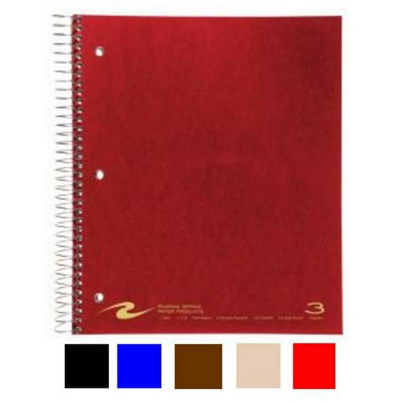 Roaring Spring Paper Products 11384 Three Subject Notebook - 24 Per Case