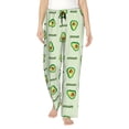 thumbnail image 1 of Balery Green Avocado Pantalones de pijama para mujer, pijamas ultraligeros, pantalones de estar por casa-Medium, 1 of 6