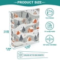 thumbnail image 3 of FORMRS 3 Ring Binder 1.5 inch with Pockets Set of 2 Clip Board 200 Sheets Capacity, Cartoon Orange Houses, 3 of 8