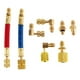 thumbnail image 1 of Accesorios Adaptadores Ajustables R134A Acoplador Kit de Manguera de Adaptador de Aire Acondicionado de CA Alto Bajo, 1 of 8