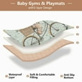 thumbnail image 5 of WOBOGO Cut Bear Riding Bicycle Baby Playmats Extra Large Waterproof Rollable Activity Pads for Toddlers 50×50inch, 5 of 7