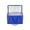 Blue#0831-420, variant on Insulated Cooler Bag - Portable Thermal Lunch Bag for Food Travel Picnic and Grocery Black