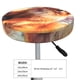 thumbnail image 4 of Balery Cute Cloud Pomeranian Fundas de asiento para taburete de bar redondo de tela de terciopelo ajustables que protegen de arañazos y manchas para sillas de 14 a 17 pulgadas.-12 inch, 4 of 7