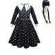thumbnail image 1 of 2023 Wednesday Addams Cosplay disfraz conjunto niñas negro vestido estampado carnaval fiesta disfraz-solo vestidos-S Bolígrafo Bolígrafo Bolígrafo de papelería, 1 of 5
