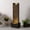 Dark Gray, variant on Teamson Home 38" Ridged Column Outdoor Water Fountain with LED Lights, Weather-Resistant Faux-Slate Polyresin Patio Garden Decor, Gray