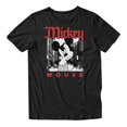 thumbnail image 2 of Disney Mickey Mouse Men's Thinking On The Street Photo T-Shirt (Black, S-XXXL), 2 of 4
