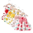 thumbnail image 4 of Qudderr Robe pour Bébé Fille avec Chapeau Robe Sans Manches à Fleurs d'Été pour Filles 3 Mois - 4 Ans, 4 of 9