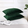 thumbnail image 3 of 2Pcs Super Soft Decorative Velvet Cushion Covers Quilted Polka Dot Decorative Throw Pillow Covers Square Throw Pillow Cover Decorative for Couch Sofa Bedroom Car Couch Bed12x20 Inch green, 3 of 7