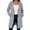 Gray, variant on Smsaxvxz Womens Zip Up Hoodies Comfortable Solid Long Sleeve Sweatshirts Casual Jackets with Pockets Gray XL