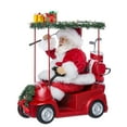 thumbnail image 4 of Kurt S. Adler 11.25 in. Fabriche Santa Driving Golf Cart, 4 of 4