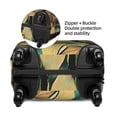 thumbnail image 5 of Multi-Size Suitcase Protective Cover Full Range Double Stitching Invisible Zipper For Travel Business Abstract Leaves (1) Large, 5 of 8