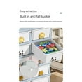 thumbnail image 5 of Drawer Storage Rack - 8 drawers - 4 layer, Flexible Mobility With Wheels,Wardrobe Storage Organization, Books, Toys, Miscellaneous Storage Rack Suitable For Study, Bedroom, Living Room, Dormitory, 5 of 6