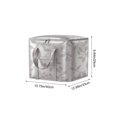 thumbnail image 3 of Under $5 Boovnll Clothes Storage, Large Capacity Foldable Thicken Non-Woven Storage Bags with Reinforced Handles & Zippers for Home, Clothing, Blanket, Comforters, Storage and Organization, 3 of 8