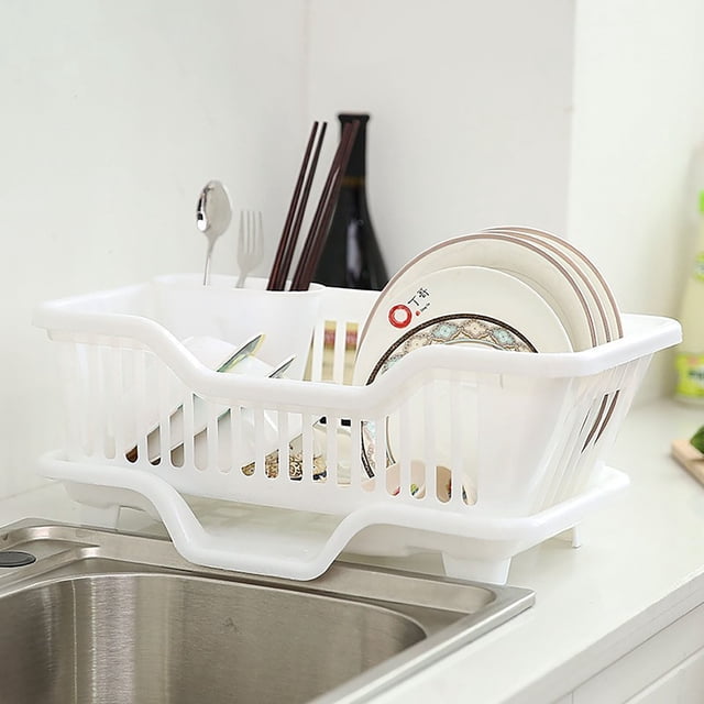 Japanese Drain Bowl Rack For Kitchen Dishes And Chopsticks Drain Rack Plastic Bowl Rack For Storage Single Layer Bowl Rack