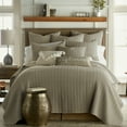 thumbnail image 2 of Levtex Home - Mills Waffle - Standard Sham - Waffle - Taupe - Sham (26x20in.) - Cotton, 2 of 4