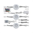 thumbnail image 2 of Bazz U00073RG LED RGB Under Cabinet Puck Lights, Linkable, Adjustable, Remote Control, Easy Installation, 2.75-in, 3 Piece, 2 of 4