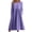 Purple, variant on Utoimkio Women's Long Sleeve Loose Midi Dress Casual Solid Square Collar Swing Long Dresses for Women with Pockets