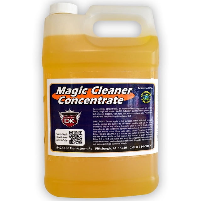 Detail King Magic Cleaner Concentrate - All Purpose Cleaner - Multi Surface Cleaner - Interior & Exterior - 1 Gallon